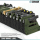 Savior Equipment 12-Slot Pistol Rack, OD Green, RK-HAND-XTWELVE-OG