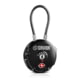 Savior Equipment 3 Digit Cable Lock, Black, Small, LK-ROUND-BK