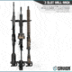 Savior Equipment 3-Slot Adjustable Wall Rack, Black, RK-WALL-ADX3-BK