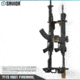 Savior Equipment 3-Slot Adjustable Wall Rack, RAL 8000 Tan, RK-WALL-ADX3-TN