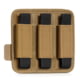 Savior Equipment 3 Slot Pistol Mag Holder, Dark FDE, 6.25 x 5.8, MP-TNS-PISXTRP-TN