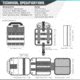 Savior Equipment 6x8in IFAK Pouch, Molle Style, Gray, SP-6X8MOL-ADMIN-RIP-GS
