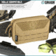 Savior Equipment 9x5in Admin Pouch, LCM Style, Tan, SP-9X5LCM-ADMIN-TN