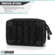 Savior Equipment 9x5in Admin Pouch, Molle Style, Black, SP-9X5MOL-ADMIN-BK