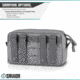 Savior Equipment 9x5in Pouch, LCM Style, Gray, SP-9X5LCM-PLAIN-GS