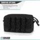 Savior Equipment 9x5in Pouch, Molle Style, Black, SP-9X5MOL-PLAIN-BK