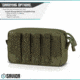 Savior Equipment 9x5in Pouch, Molle Style, OD Green, SP-9X5MOL-PLAIN-OG