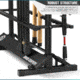 Savior Equipment Aluminum Fishing Rod Rack, 24 Slot, Carbon Black, RK-FRODAL-24-BK