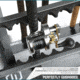 Savior Equipment Aluminum Fishing Rod Rack, 24 Slot, Gunmetal Gray, RK-FRODAL-24-GM