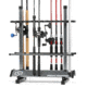 Savior Equipment Aluminum Fishing Rod Rack, 24 Slot, Gunmetal Grey, 24in x 28.25in x 13in, RK-FRODAL-24-GM