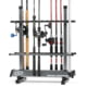 Savior Equipment Aluminum Fishing Rod Rack, 24 Slot, Gunmetal Grey, 24in x 28.25in x 13in, RK-FRODAL-24-GM
