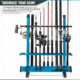 Savior Equipment Aluminum Fishing Rod Rack, 24 Slot, Ocean Blue, RK-FRODAL-24-OB