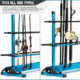 Savior Equipment Aluminum Fishing Rod Rack, 24 Slot, Ocean Blue, RK-FRODAL-24-OB