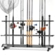Savior Equipment Aluminum Fishing Rod Rack, 48 Slot, Gunmetal Grey, 46.5in x 30.25in x 14.75in, RK-FRODAL-48-GM