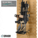 Savior Equipment Angle Adjustable Rifle Wall Rack System, Tan, Barrel Rack 12 x 4 x 8, Stock Rack 12.5 x, WRS-ACC-AD3-TN