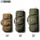 Savior Equipment Camo American Classic Shorty Double Rifle Bag, M81 Woodland, 24in, RB-2412DG-V1-M81