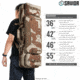 Savior Equipment Camo Urban Warfare Double Rifle Bag, Chocolate Chip Camo, 36in, RB-3612DG-VER2-DBDU