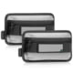 Savior Equipment Core Lite Pouch w/ Hook Backing, 2 Pack, Obsidian Black, SP-LCORE9X5-2P-BK