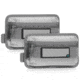 Savior Equipment Core Lite Pouch w/ Hook Backing, 2 Pack, SW Gray, SP-LCORE9X5-2P-GS