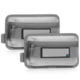 Savior Equipment Core Lite Pouch w/ Hook Backing, 2 Pack, SW Gray, SP-LCORE9X5-2P-GS
