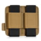 Savior Equipment Double Rifle Mag Holder, Dark FDE, 5.8 H x 3.75 W, MP-TNS-RIFXDOU-TN