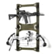 Savior Equipment Horizontal Wall Rack w/10 Hooks, Green, 43.5in H x 22.3in W x 0.75in D, RK-ARC5FG-WM-OG