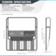 Savior Equipment Mag Buddy Extended Pistol Magazine Pouch, 2 Pack, Grey, 12.25in H x 10.75in W, MP-FD-EXTX4-2P-GS