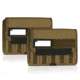 Savior Equipment Mag Buddy Pistol Magazine Pouch, 2 Pack, Dark FDE, 7.25in H x 10.75in W, MP-FD-PISX5-2P-TN