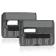 Savior Equipment Mag Buddy, Pistol Magazine Pouch, 2 Pack, Gray, MP-FD-PISX5-2P. GS