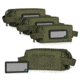 Savior Equipment Mini Loose Sac Soft Ammo Carrier, 4 Pack, OD Green, 6.75in x 3.25in x 3in, SP-MINIAMST-4P-OG