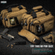 Savior Equipment Mini Range Bag, Dark FDE, 12.5 x 8.5 x 3.25in, RA-DGSPWS-MINI-TN