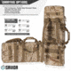 Savior Equipment MULTICAM Urban Warfare Double Rifle Case, 42in, Multicam Arid, RB-4212DG-VER2-MCID