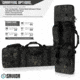 Savior Equipment MULTICAM Urban Warfare Double Rifle Case, 42in, Multicam Black, RB-4212DG-VER2-MCB