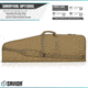 Savior Equipment Patriot Single Single Rifle Case, 45in, Dark FDE, RB-SG46-V1-TN