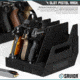 Savior Equipment Pistol Rack, 4-Slot, Black, RK-HAND-XFOUR-BK