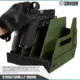 Savior Equipment Pistol Rack, 4-Slot, OD Green, RK-HAND-XFOUR-OG