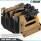 Savior Equipment Pistol Rack, 4-Slot, RAL 8000 Tan, RK-HAND-XFOUR-TN