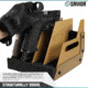 Savior Equipment Pistol Rack, 4-Slot, RAL 8000 Tan, RK-HAND-XFOUR-TN