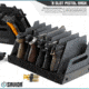 Savior Equipment Pistol Rack, 8-Slot, Gray, RK-HAND-X8-GS