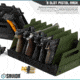 Savior Equipment Pistol Rack, 8-Slot, OD Green, RK-HAND-X8-OG