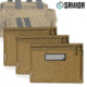 Savior Equipment Replacement Pistol Sleeve for Specialist Range Bag - 3 Pack, Tan, 11.5in x 7.5in, Tan, 11.5in x 7.5in, HC-RA3GUN-SPARE-3PC-TN