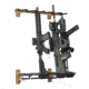 Savior Equipment 6 Slots Rifle Wall Rack, RAL 8000 Tan, 25in W x 3.5in H x 8in D, RK-RIF6-WALL-TN