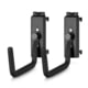 Savior Equipment Wall Rack System Attachments Rifle Hooks, 2-Pack, Obsidian Black, WRS-ACC-JLG-2P-BK