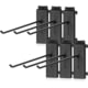 Savior Equipment WRS Attachments - Peg Hooks, 8in, Obsidian Black, WRS-ACC-RTEGIN-6P-BK