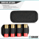 Savior Equipment Shotgun Shell Cards - 4 Rounds, Black, 2.25in x 5.63in, Black, 2.25in x 5.63in, MP-TNS-12G-QUAD-2P-BK