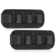 Savior Equipment Shotgun Shell Cards - 4 Rounds, Black, 2.25in x 5.63in, Black, 2.25in x 5.63in, MP-TNS-12G-QUAD-2P-BK