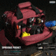 Savior Equipment Specialist Pistol Mni Range Bag, Sedona Red, 13in L x 9in H x 8in W, RA-DGSPWS-MINI-RD