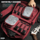 Savior Equipment Specialist Pistol Mni Range Bag, Sedona Red, 13in L x 9in H x 8in W, RA-DGSPWS-MINI-RD