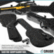 Savior Equipment Ultimate Guitar Single Rifle Case, Gray, RC-GT-ACOUSTIC-GS