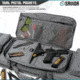 Savior Equipment Urban Warfare Double Rifle Case, 42in, Gray, RB-4212DG-VER2-GS